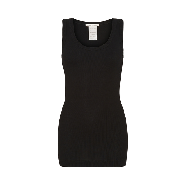 Seamless Basic Crush Tank Top Sort - Toppe i Sort (Sort) Køb toppe hos Adelie. Dametøj på nørrebro og onlline til hele Danmark