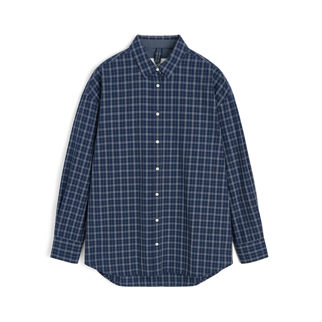 Shirt check Mix Navy