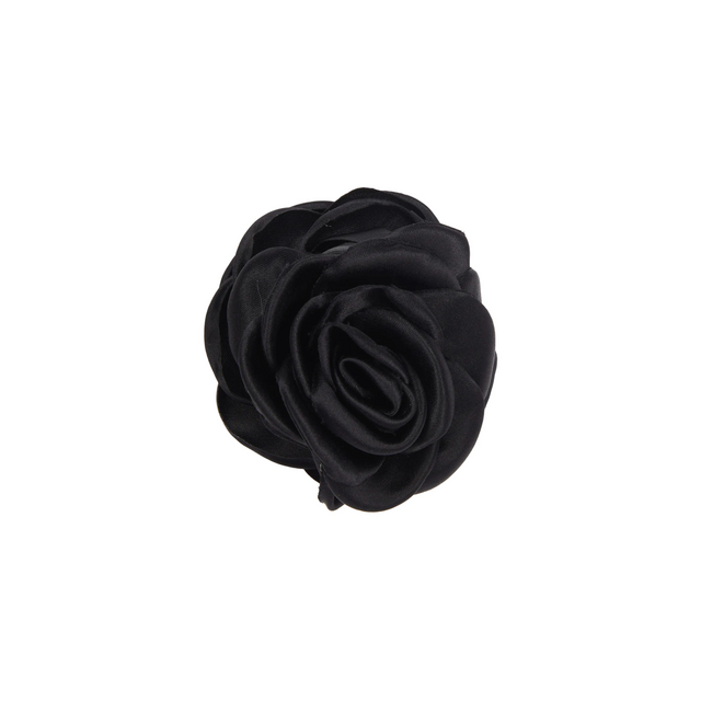 Pico Lille Satin Rose Hårklemme Sort - Hårpynt i sort (Black) Køb hårpynt hos Adelie. Dametøj på nørrebro og onlline til hele Danmark