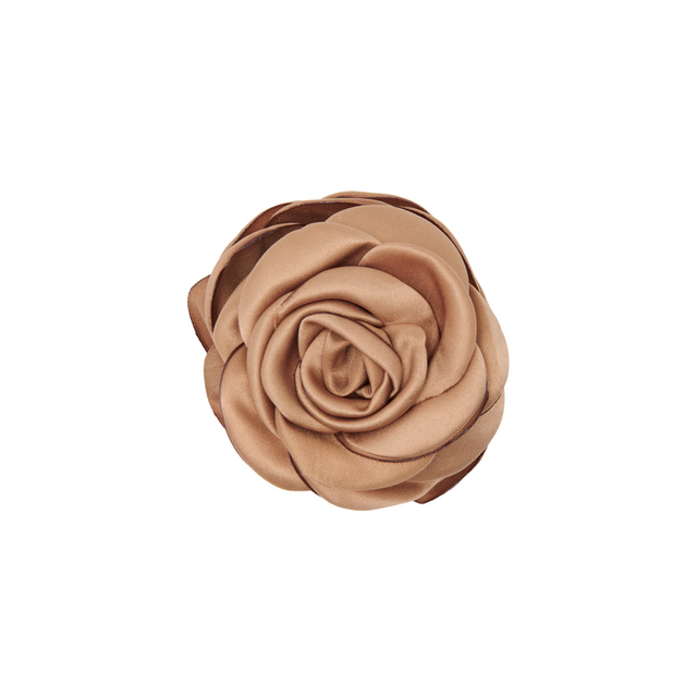 Pico Lille Satin Rose Hårklemme Latte - Hårpynt i Brun (latte ) Køb hårpynt hos Adelie. Dametøj på nørrebro og onlline til hele Danmark