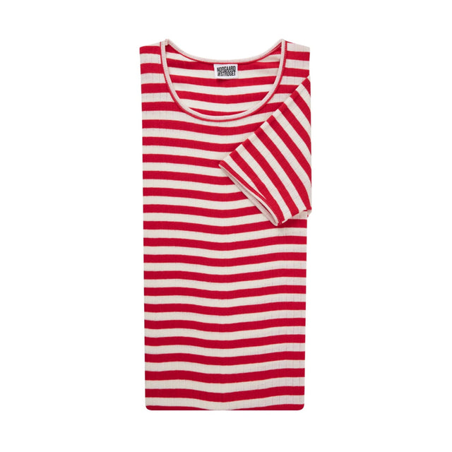Nørgaard på Strøget 101 Kortærmet Broadway Red/Ecru - T-Shirts i Red/Ecru (Red/Ecru) Køb t-shirts hos Adelie. Dametøj på nørrebro og onlline til hele Danmark