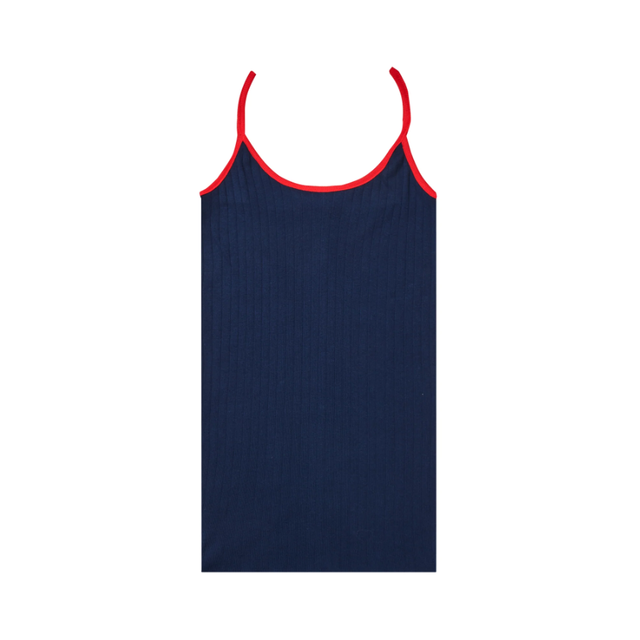 Strop Top Kontrast Marine/Rød