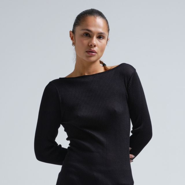 Seamless Basic Elegante Merino Uld Sort - Bluser i Sort (Black) Køb bluser hos Adelie. Dametøj på nørrebro og onlline til hele Danmark