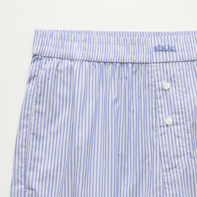 Casual Shorts Long Petite Blå