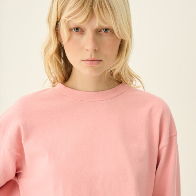 Tomoyo Jersey Blouse Powder Pink