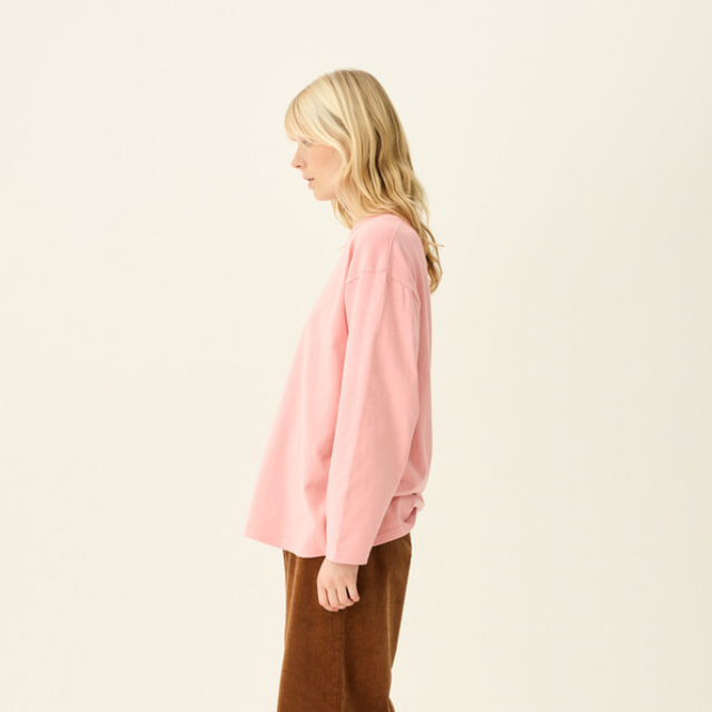 Tomoyo Jersey Blouse Powder Pink