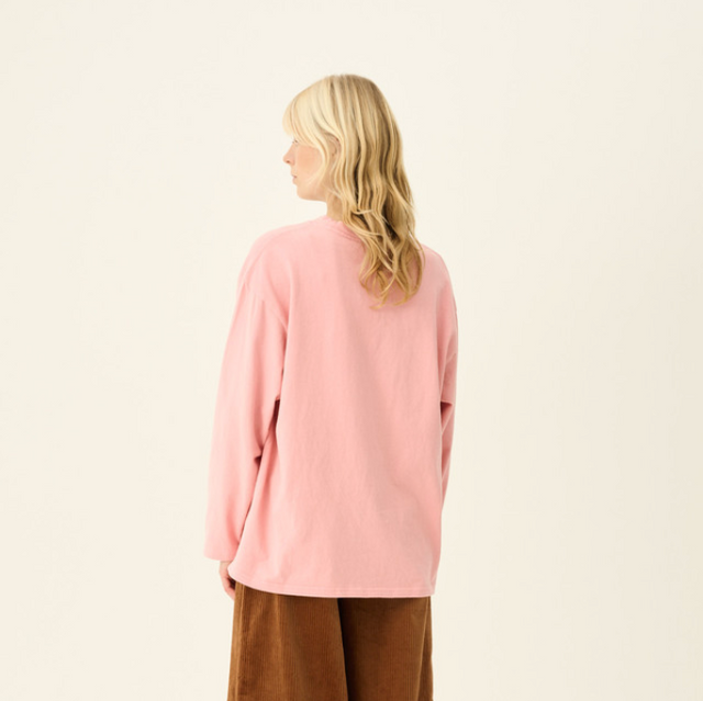 Tomoyo Jersey Blouse Powder Pink