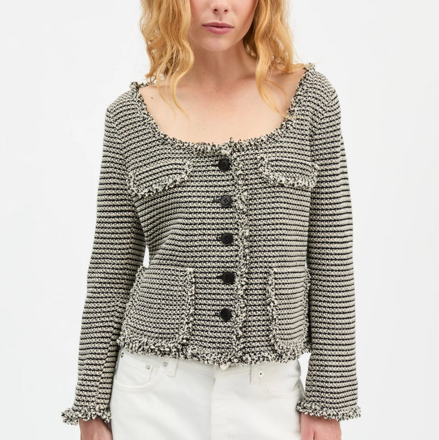 Minnah Jakke Natur/Sort