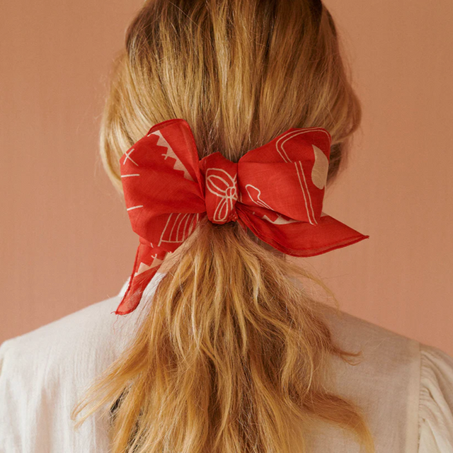 Polly Solo Tørklæde Rød