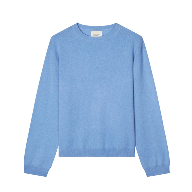 Women's Oversized Roundneck Blå