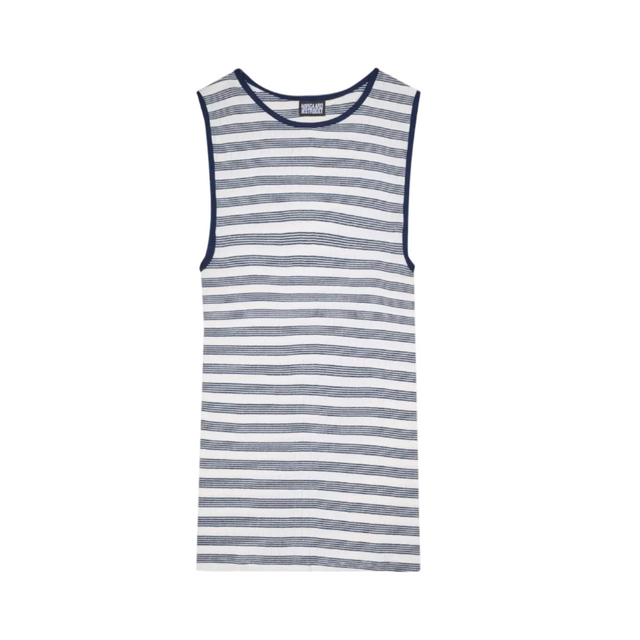 NPS Tank Top BW Stripe Ecru/Marine