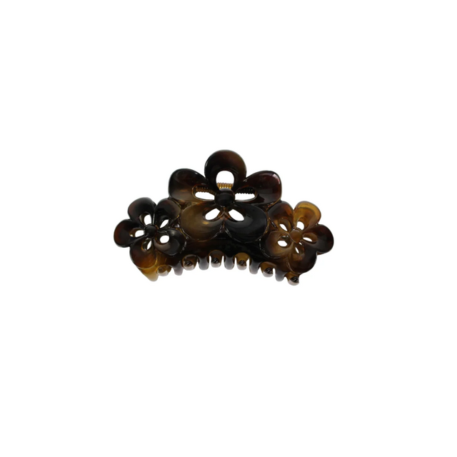 Fleur Hair Clip Brown