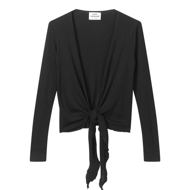 Nørgaard på Strøget NPS Wrap Top Sort - Bluser i Sort (Black) Køb bluser hos Adelie. Dametøj på nørrebro og onlline til hele Danmark