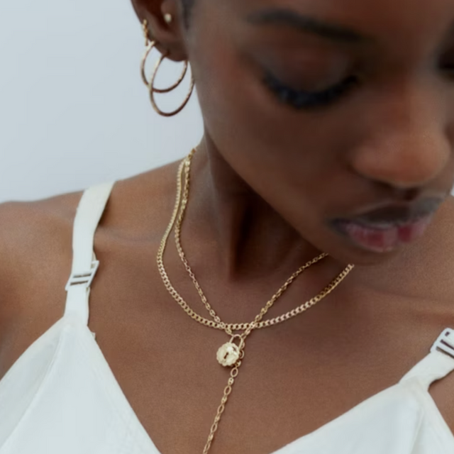 Saffi Halskæde Guld