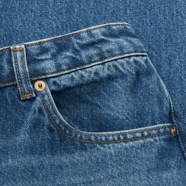 Maddy Straight Jeans Vintage Washed Blue