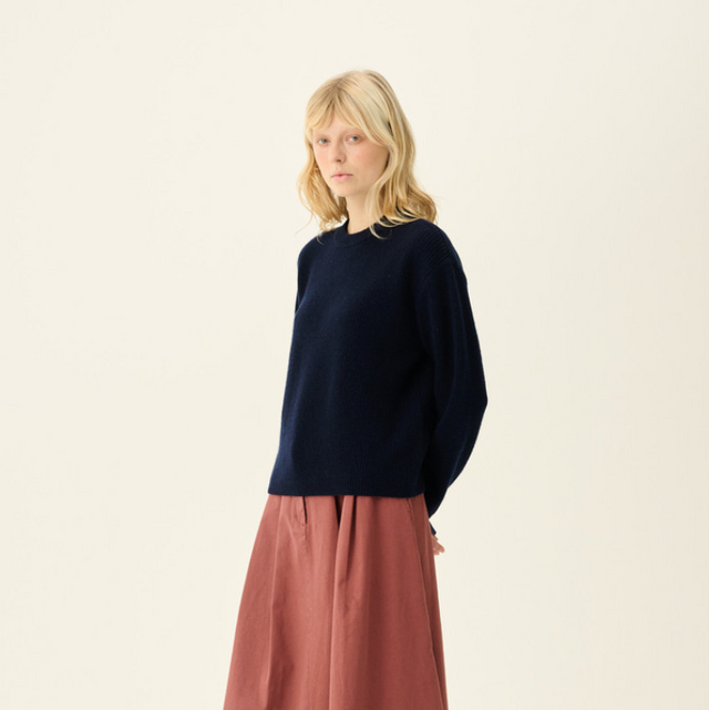 Karli Merino Knit Navy