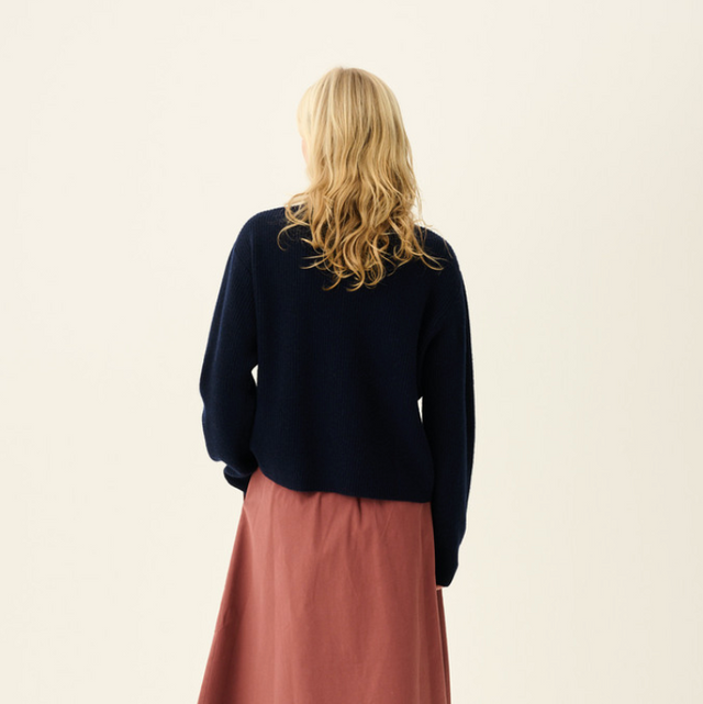 Karli Merino Knit Navy