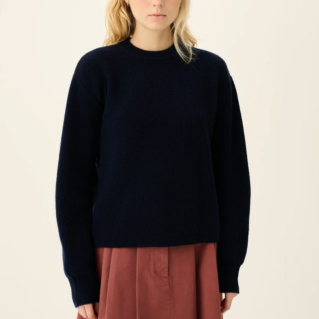 Karli Merino Knit Navy