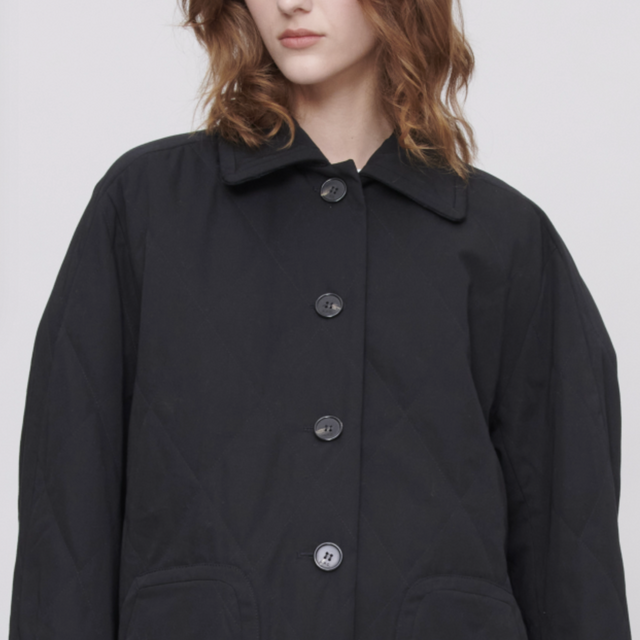 Malia Quiltet Jakke Sort