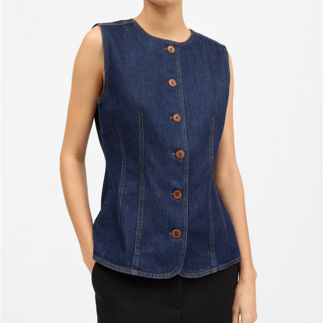 Tammy Vest Indigo Blå
