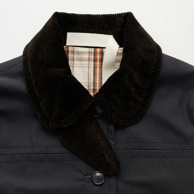 Jamie Jakke Ripstop Oilskin Antracite