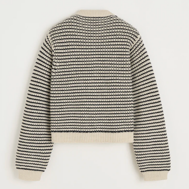 Shiva Uld Cardigan Mix Black/Navy