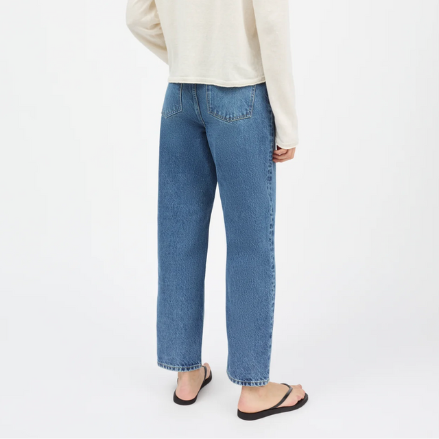 Allison Cropped Jeans Slouchy Blue