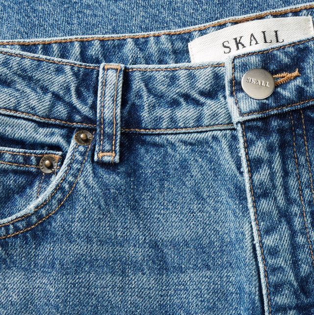 Allison Cropped Jeans Slouchy Blue