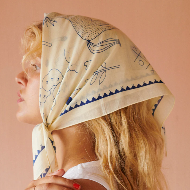 Polly Solo Tørklæde Blå