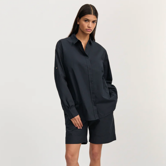 Shirt Skjorte Black/Navy