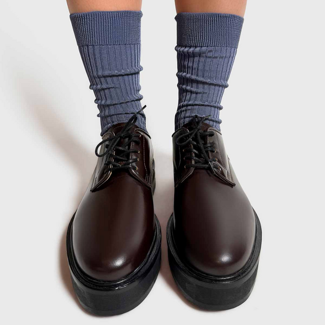 Silky Classic Strømper Jeans Blue