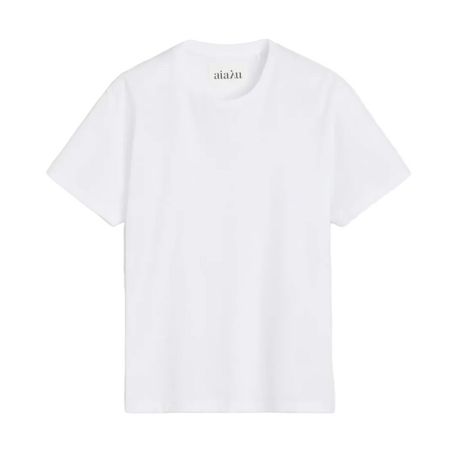 Classic Circular Tee White