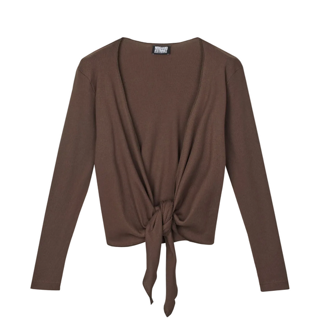 NPS Wrap Top Solid Brown/Brun