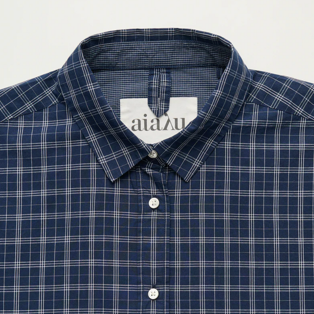 Shirt check Mix Navy