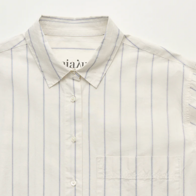 Lynette shirt champetra Mix French Blue
