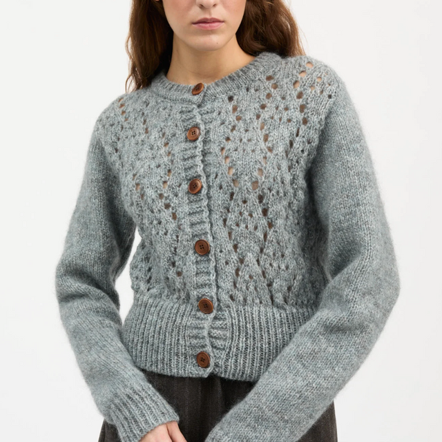 Elva Cardigan Stormblue