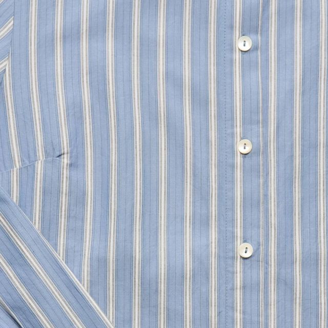 Fauna Skjorte Blue/Black/White stripe
