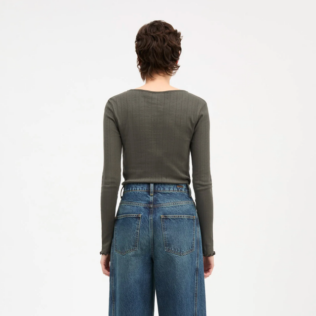 Edie Bluse Dark Green