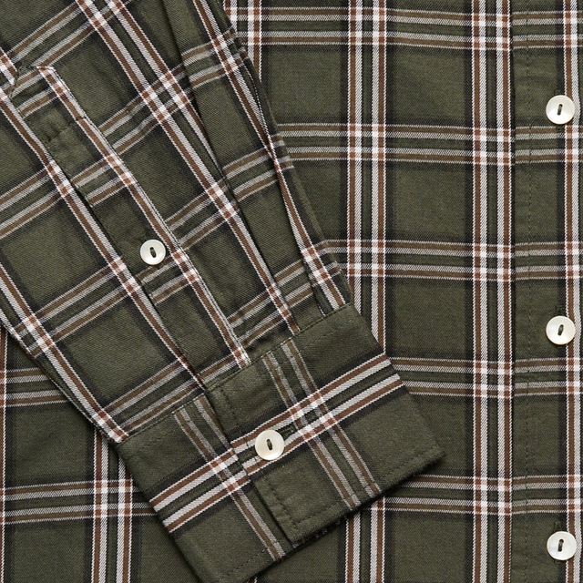 Nico Shirt Green/white check