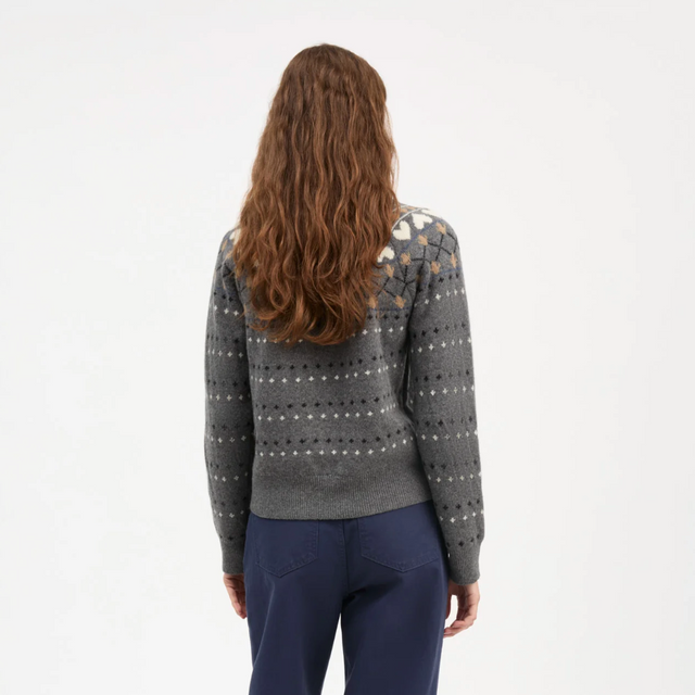 Misty Jumper Grey Jacquard