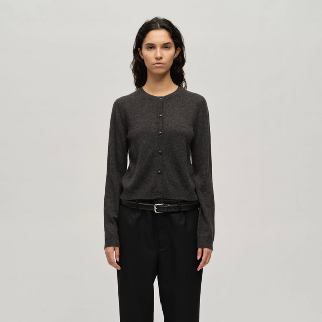 Cashmere Cardigan Dark Brown
