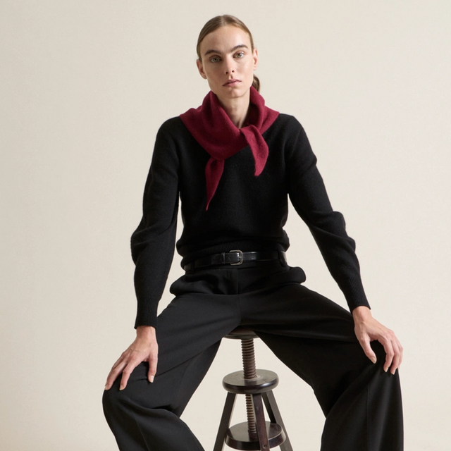 Bandana Wool Wine / Bordeaux