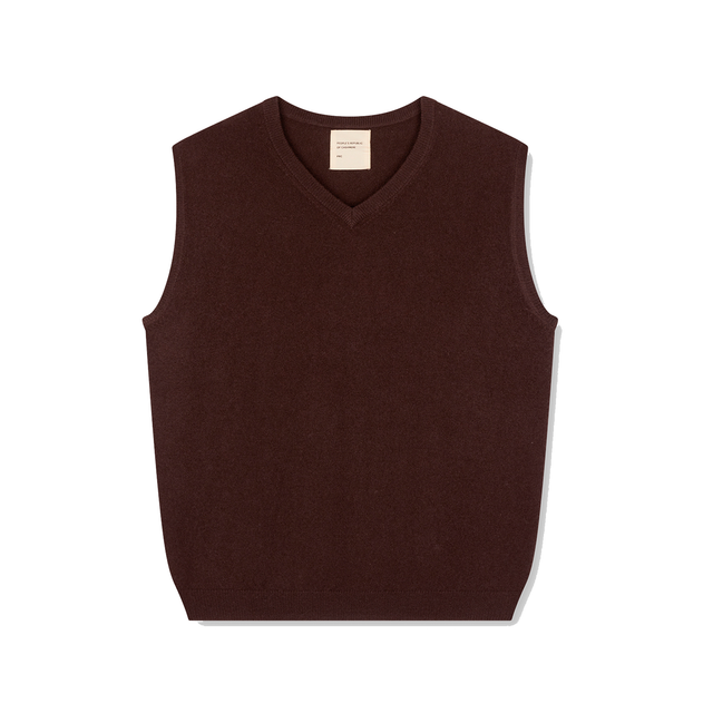 Women's Vest Dark Brown