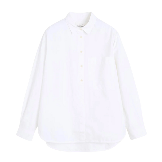 Aiayu Lynette Skjorte Hvid - Skjorter i Hvid (White) Køb skjorter hos Adelie. Dametøj på nørrebro og onlline til hele Danmark