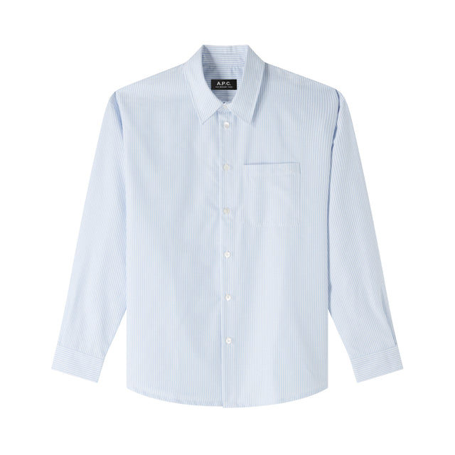 Boyfriend Skjorte Blå striber