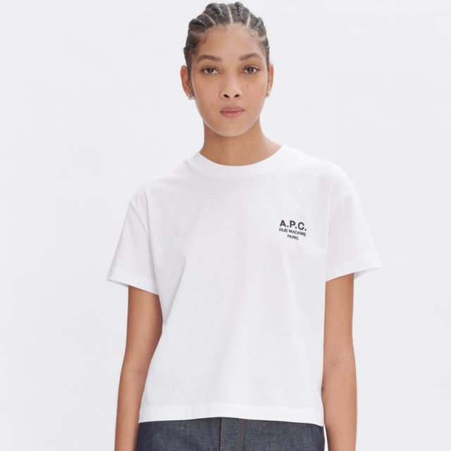 T-Shirt Boxy Rue Madame Hvid
