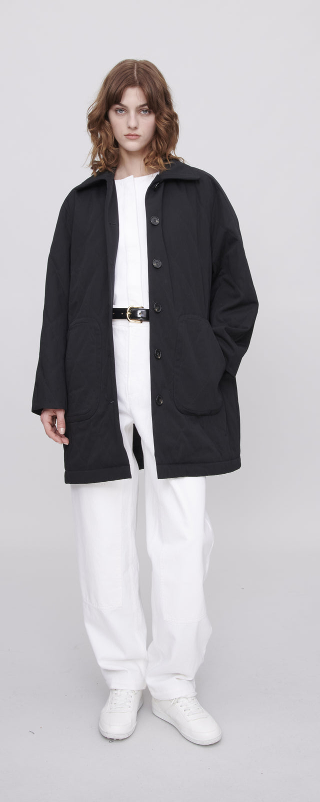 Malia Quiltet Jakke Sort