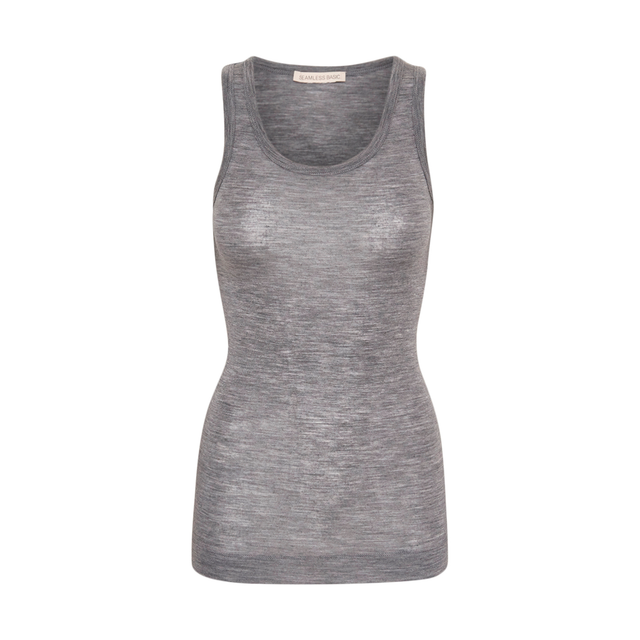 Seamless Basic Isa Merino Uld Grå Melange - Toppe i Grå (Grey Melange) Køb toppe hos Adelie. Dametøj på nørrebro og onlline til hele Danmark