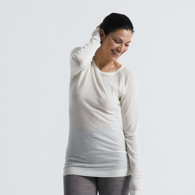 Jade merino wool off white