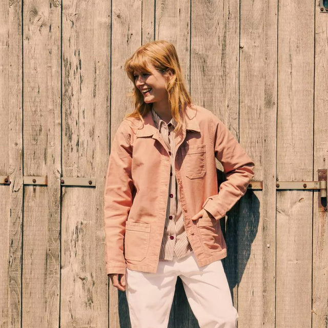 Work Jacket/Jakke Vieros rosa